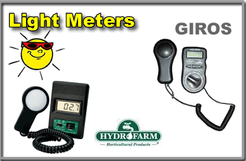 Light meters and test equipment